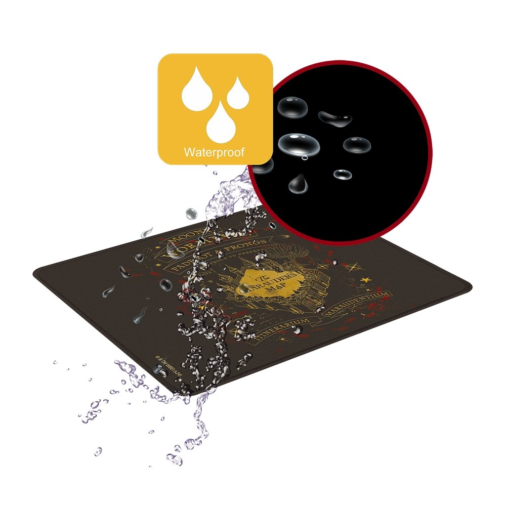 Imagem 5 de 8 do produto Mousepad Gamer Redragon Harry Potter Mapa do Maroto, 320x270x3mm, Tamanho M, Marrom - HP-935