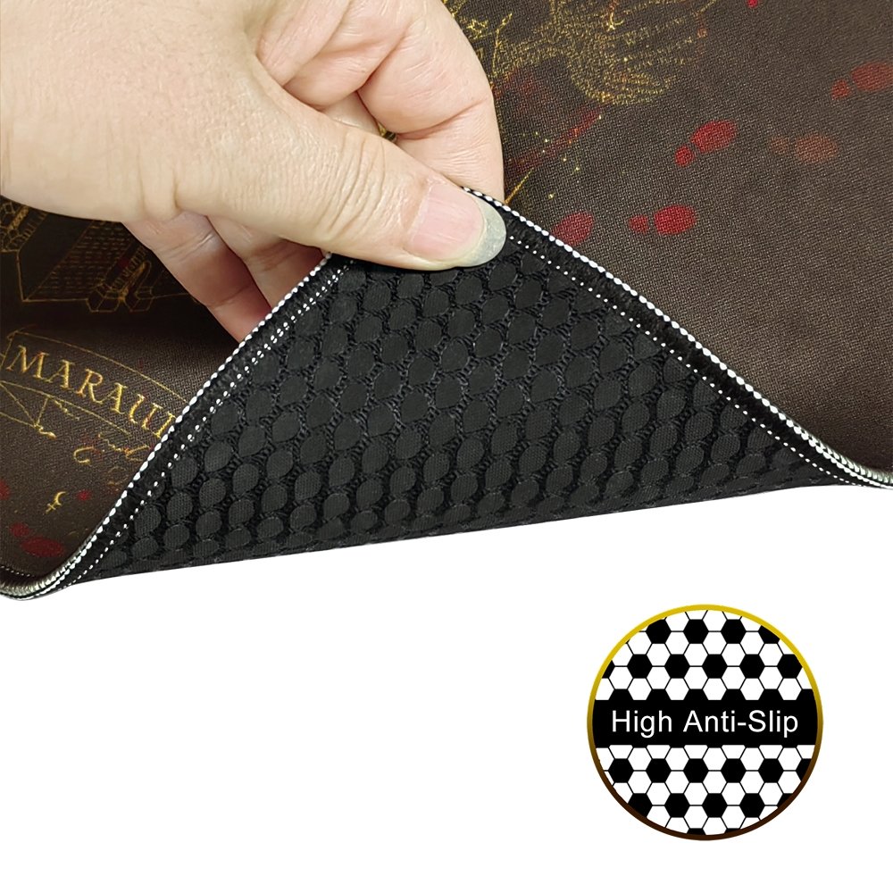 Imagem 6 de 8 do produto Mousepad Gamer Redragon Harry Potter Mapa do Maroto, 320x270x3mm, Tamanho M, Marrom - HP-935