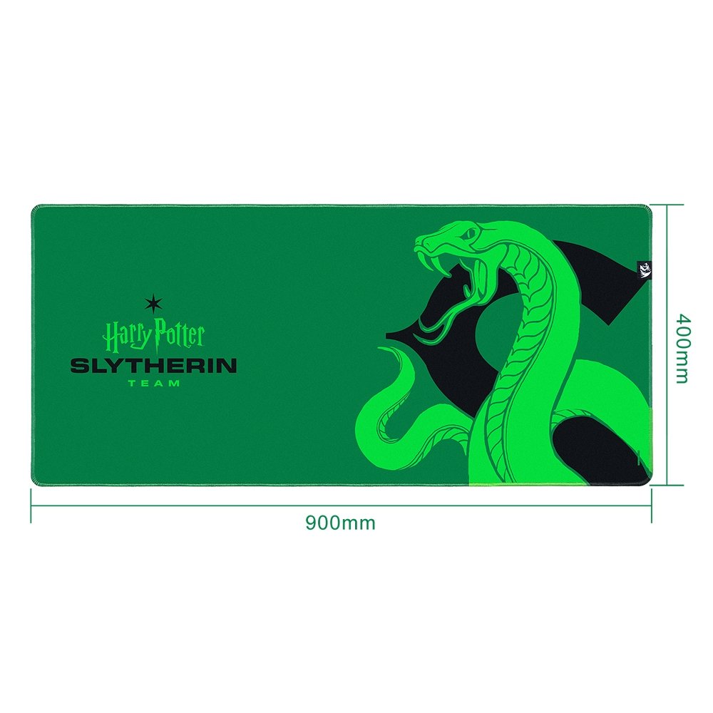 Imagem 2 de 8 do produto Mousepad Gamer Redragon Harry Potter Sonserina, 400x900x4mm, Tamanho L, Verde - HP-938