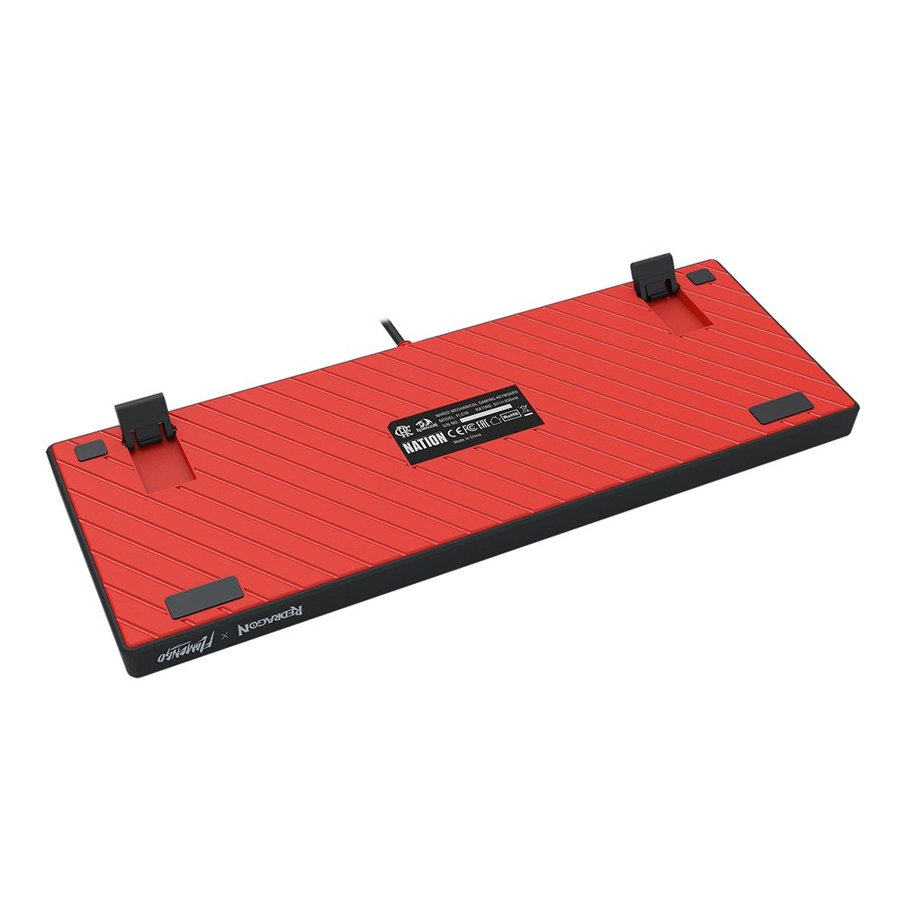 Teclado Mecanico Redragon Gamer Flamengo Nation, TKL, ABNT2, USB, Preto e Vermelho - FL576 - view 8