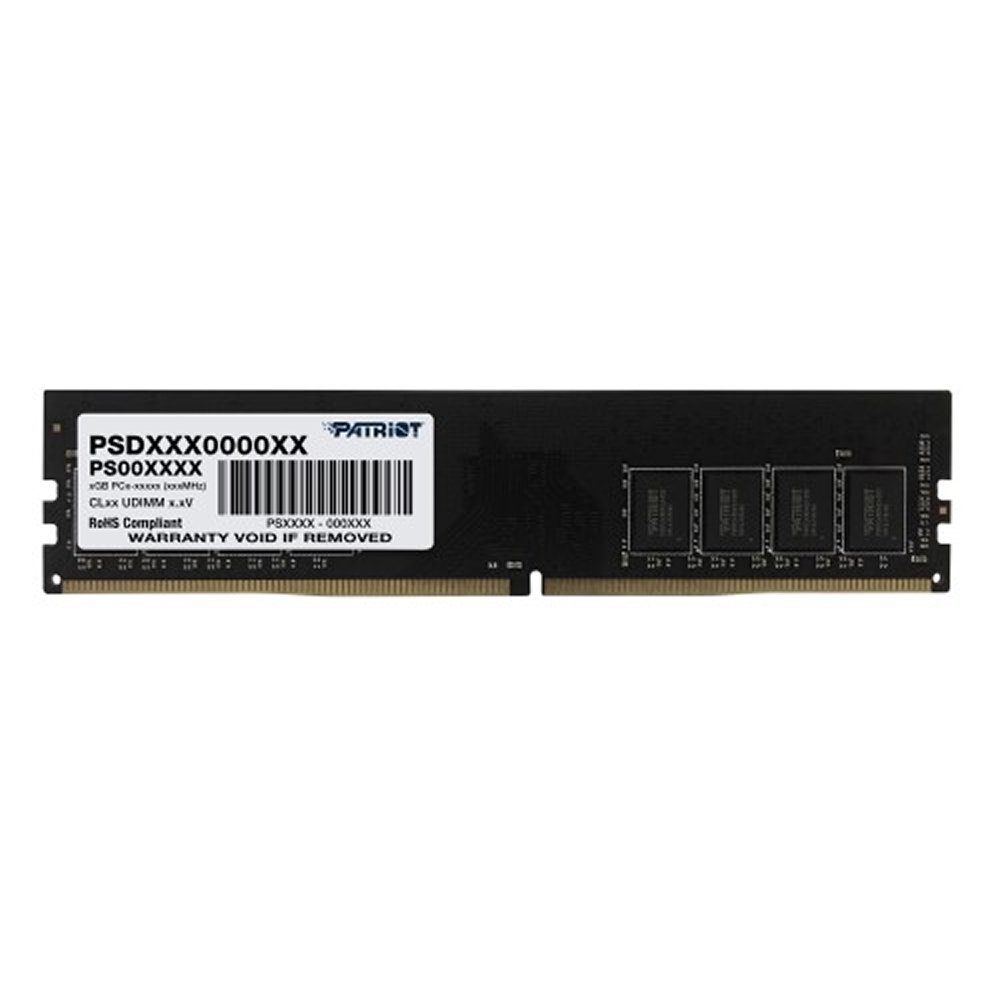 Imagem 2 de 4 do produto Memória RAM Patriot Signature, 8GB (1x8GB), UDIMM, 3200MHz, DDR4, CL22, Preta - PSD48G32002