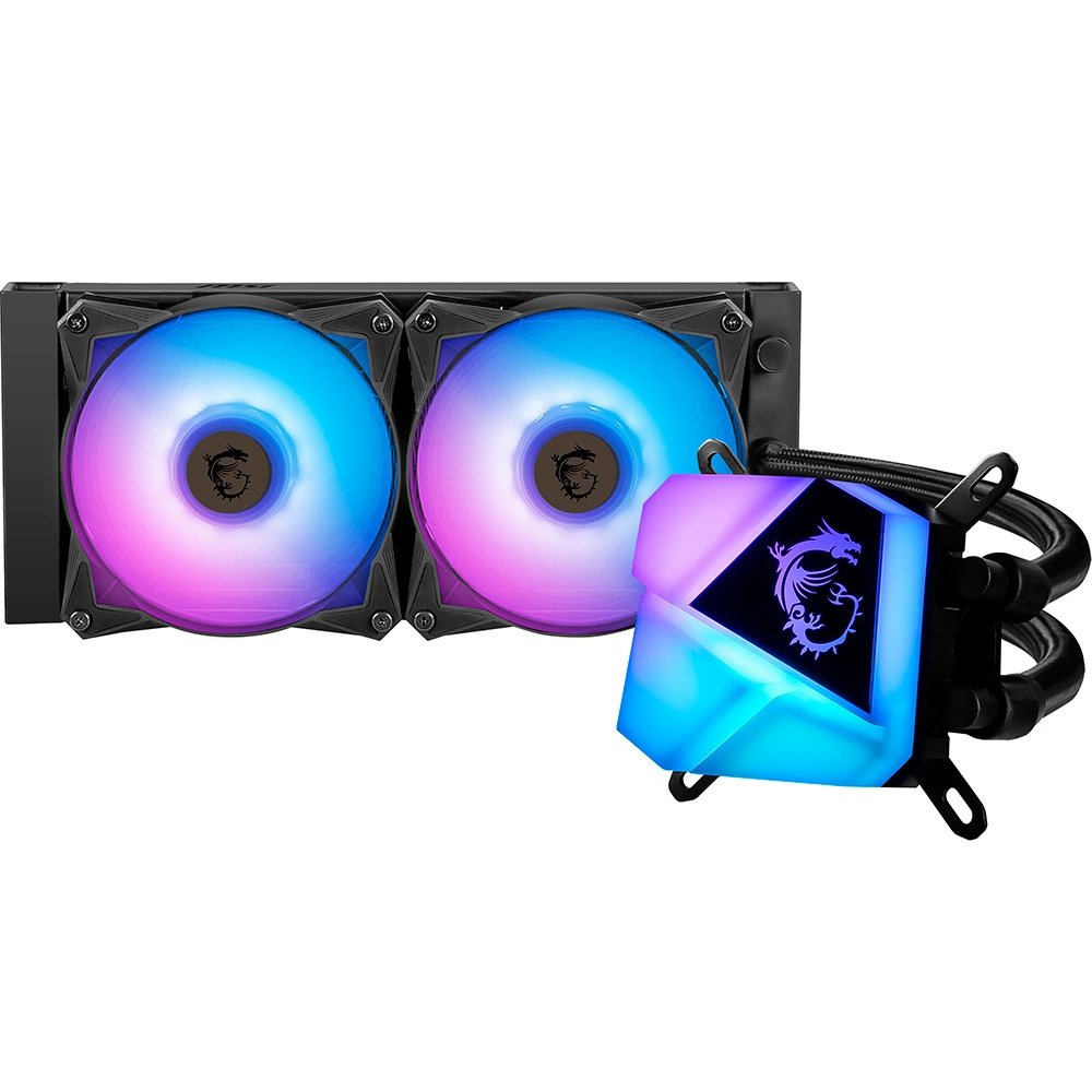 Water Cooler MSI MAG Coreliquid C240 , ARGB, 240mm, Intel e AMD, Preto - 306-7ZW2R11-813 5