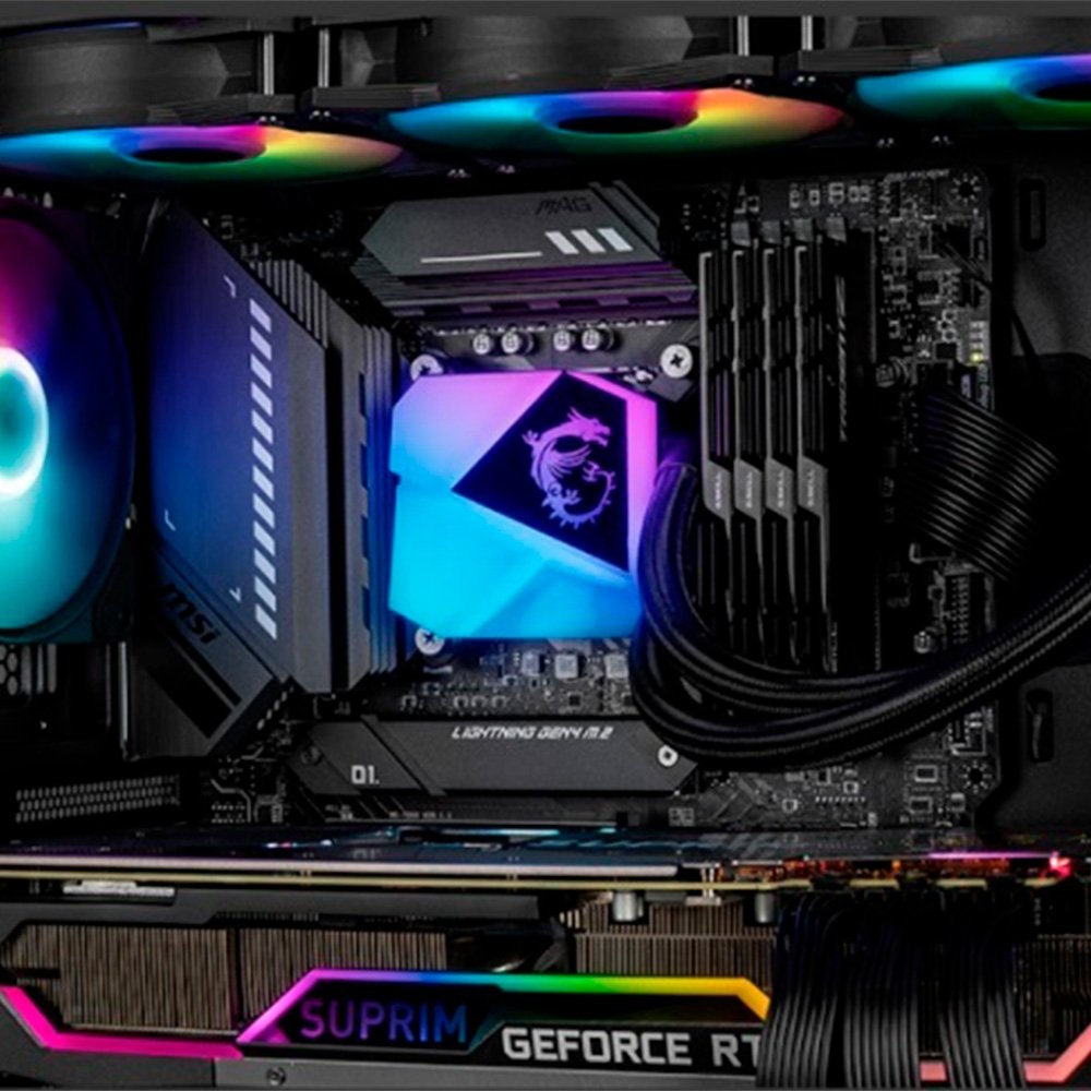 Imagem 7 de 7 do produto Water Cooler MSI MAG Coreliquid C240 , ARGB, 240mm, Intel e AMD, Preto - 306-7ZW2R11-813
