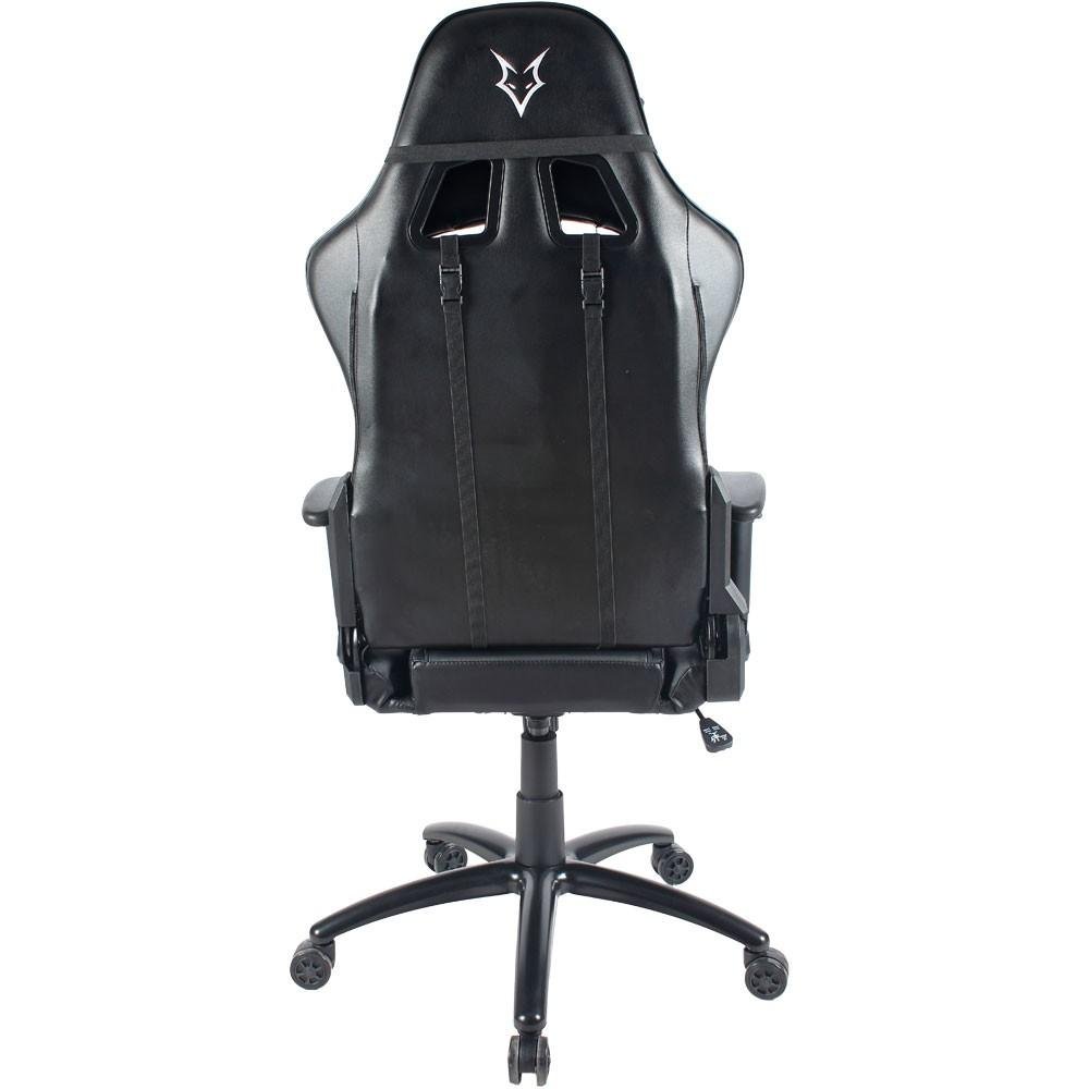 Imagem 10 de 14 do produto Cadeira Gamer Husky Gaming Storm, Preto, Com Almofadas, Reclinável, Descanso de Braço 2D - HST-BK
