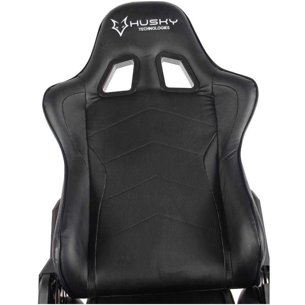 Imagem 12 de 14 do produto Cadeira Gamer Husky Gaming Storm, Preto, Com Almofadas, Reclinável, Descanso de Braço 2D - HST-BK
