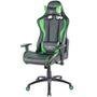 Cadeira Gamer Husky Gaming Storm, Preto e Verde, Com Almofadas, Reclinável, Descanso de Braço 2D - HST-BG