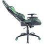 Cadeira Gamer Husky Gaming Storm, Preto e Verde, Com Almofadas, Reclinável, Descanso de Braço 2D - HST-BG