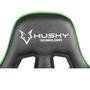 Cadeira Gamer Husky Gaming Storm, Preto e Verde, Com Almofadas, Reclinável, Descanso de Braço 2D - HST-BG