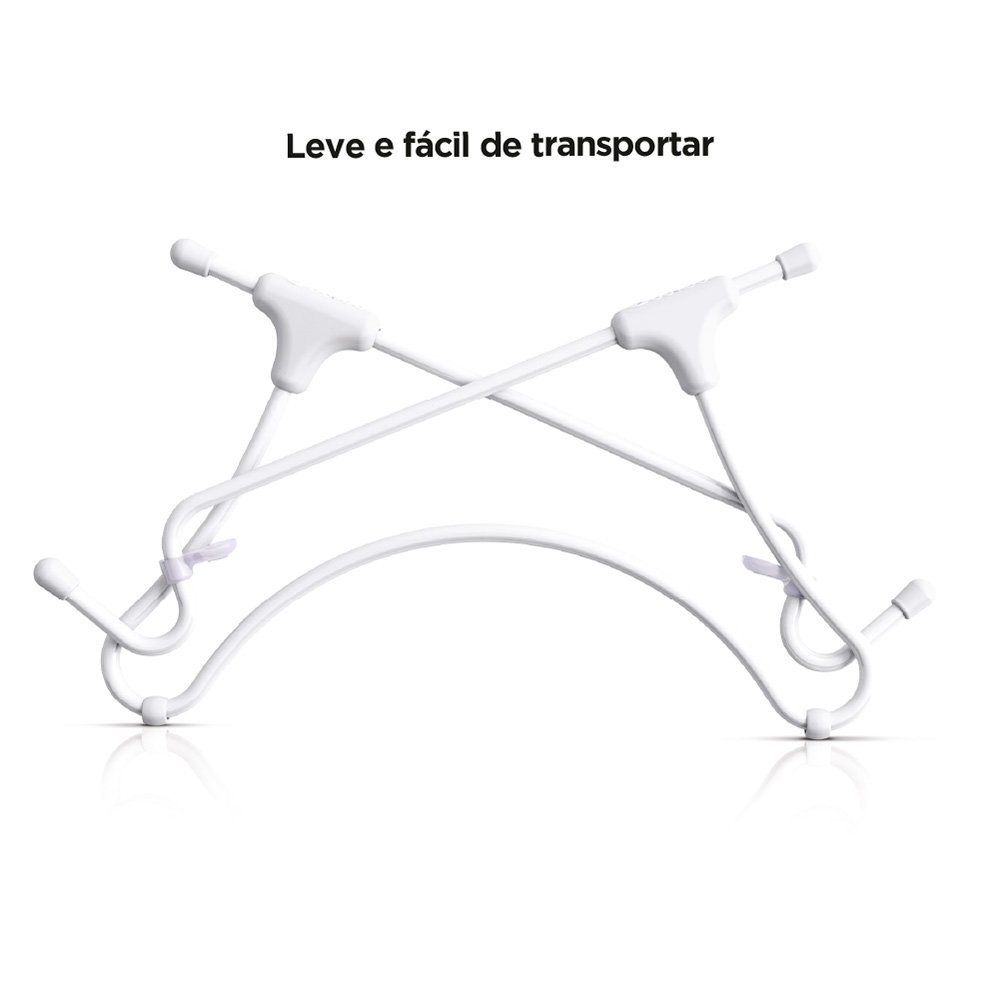 Imagem 7 de 7 do produto Suporte Octoo UpTable p/ Notebook Branco 08162