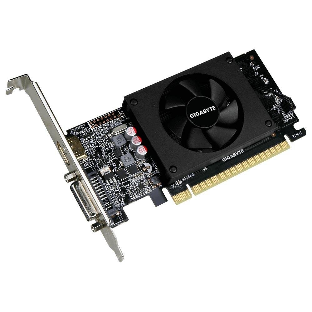 Imagem 2 de 4 do produto Placa de Vídeo Gigabyte NVIDIA GeForce GT 710 2GB, GDDR5 - GV-N710D5-2GL