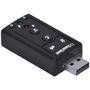 Adaptador de Som Vinik USB 7.1 Canais Virtual AUSB71