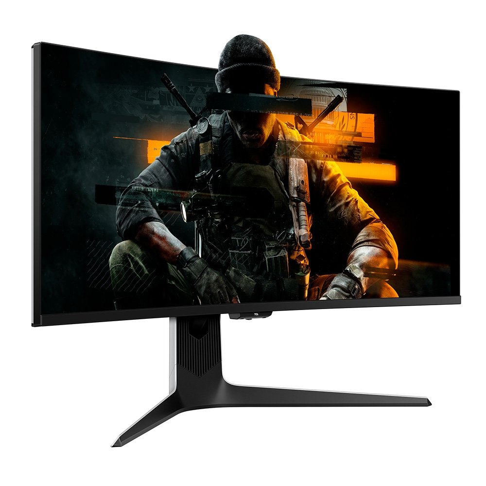 Monitor Gamer Curvo TCL QD Mini LED 34, WQHD, Ultrawide, 180Hz, 1ms, HDR 1400, USB-C, FreeSync Premium, Altura Ajustável, Som Integrado - 34R83Q - view 2