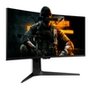 Monitor Gamer Curvo TCL QD Mini LED 34", WQHD, Ultrawide, 180Hz, 1ms, HDR 1400, USB-C, FreeSync Premium, Altura Ajustável, Som Integrado - 34R83Q