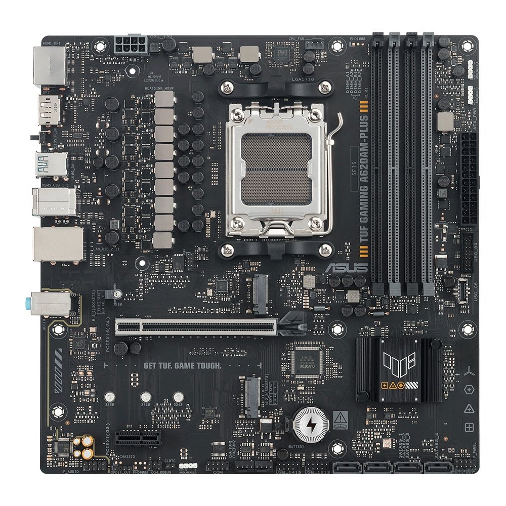 Placa Mãe ASUS TUF GAMING A620AM-PLUS, AMD AM5 , m-ATX, DDR5 - 90MB1N30-M0EAY0 - view 2