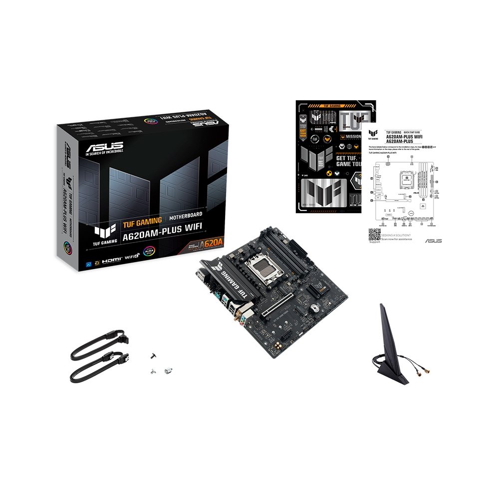 Placa Mãe ASUS TUF GAMING A620AM-PLUS WIFI, AMD AM5 , m-ATX, DDR5, Wi-fi6 - 90MB1MZ0-M0EAY0 - view 12