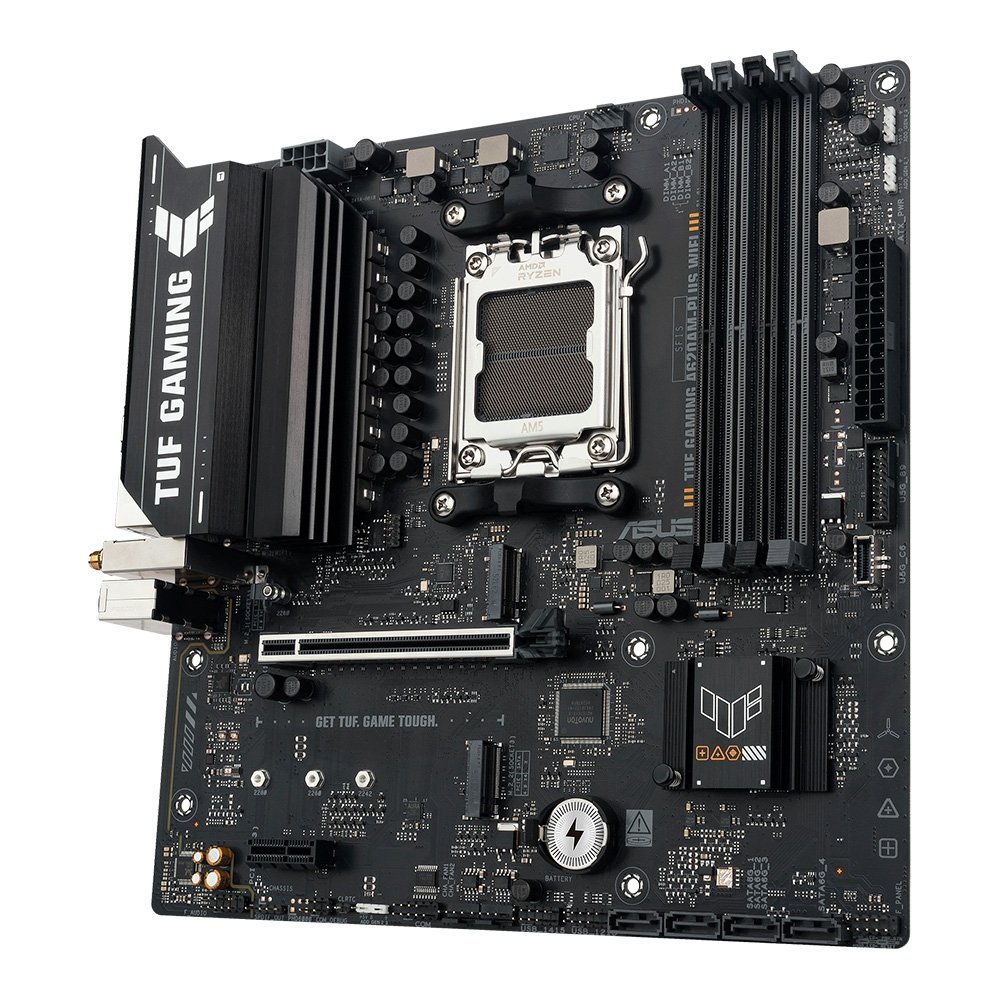 Placa Mãe ASUS TUF GAMING A620AM-PLUS WIFI, AMD AM5 , m-ATX, DDR5, Wi-fi6 - 90MB1MZ0-M0EAY0 - view 5