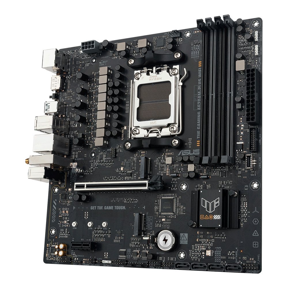 Placa Mãe ASUS TUF GAMING A620AM-PLUS WIFI, AMD AM5 , m-ATX, DDR5, Wi-fi6 - 90MB1MZ0-M0EAY0 - view 4