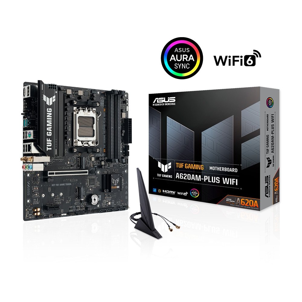 Placa Mãe ASUS TUF GAMING A620AM-PLUS WIFI, AMD AM5 , m-ATX, DDR5, Wi-fi6 - 90MB1MZ0-M0EAY0 - view 13