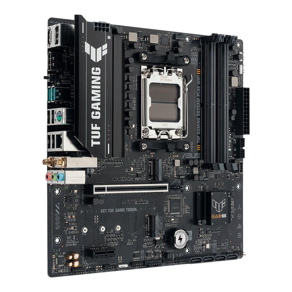 Placa Mãe ASUS TUF GAMING A620AM-PLUS WIFI, AMD AM5 , m-ATX, DDR5, Wi-fi6 - 90MB1MZ0-M0EAY0 - view 3