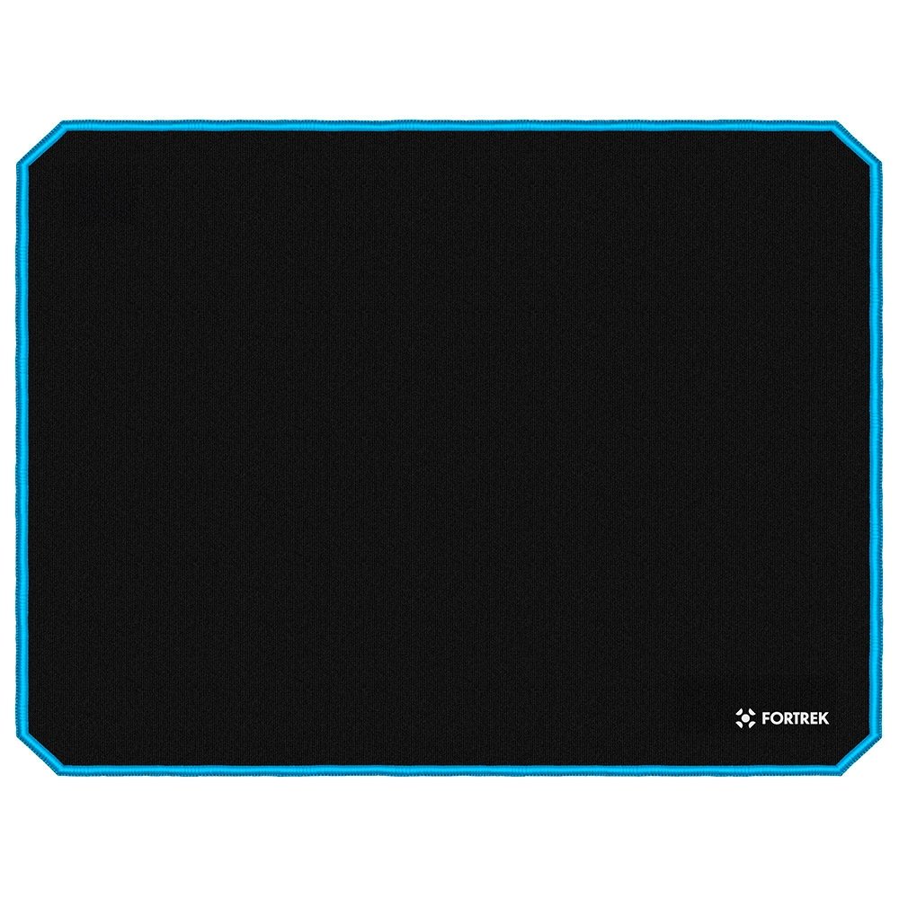 Mousepad Gamer Fortrek MPG101, Speed, Médio (320x240mm), Preto/Azul - 73267