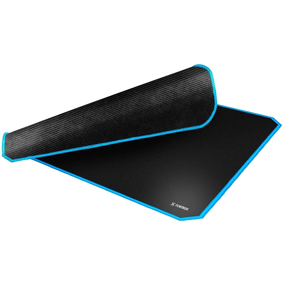 Imagem 3 de 6 do produto Mousepad Gamer Fortrek MPG101, Speed, Médio (320x240mm), Preto/Azul - 73267