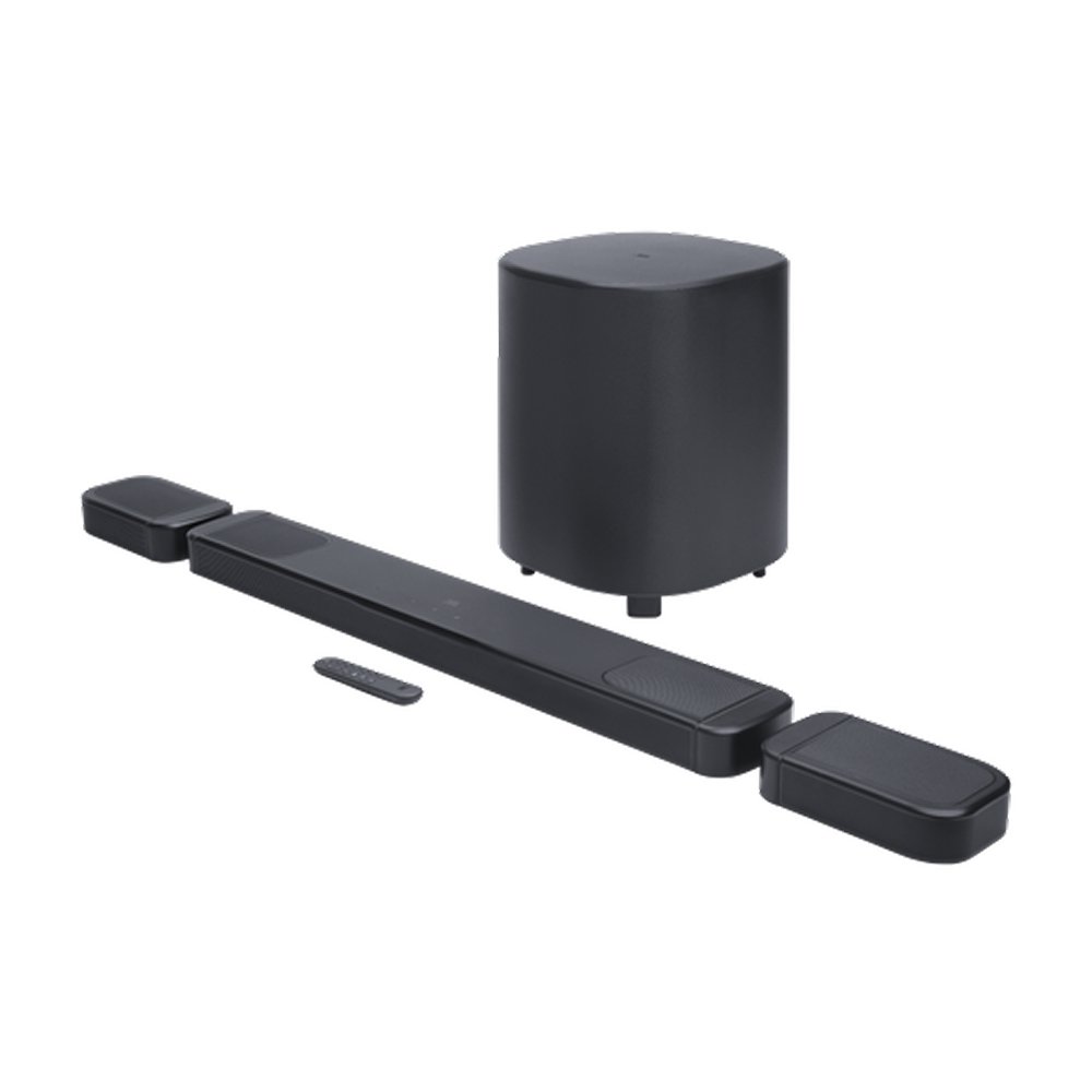 Soundbar JBL Bar 1000 M2, 7.1.4 Canais, Dolby Atmos e DTS:X, Subwoofer Sem Fio, Preta - JBLBAR1000M2BLKBR - view 2