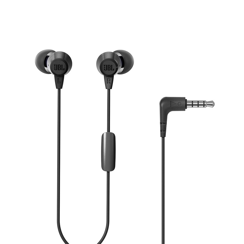 Fone de Ouvido Intra-auricular JBL C50HI, com Fio, com Microfone, Preto - JBLC50HIBLKE - view 2