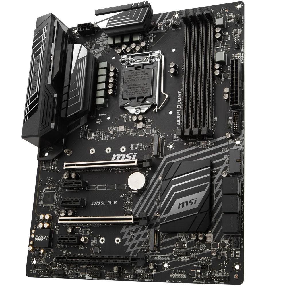 Imagem 5 de 13 do produto Placa-Mãe MSI Z370 SLI Plus, Intel LGA 1151, ATX, DDR4