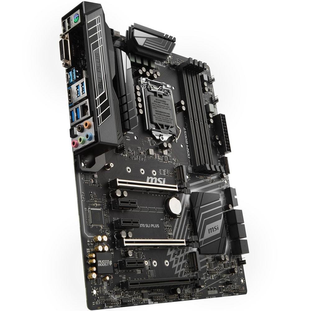 Imagem 7 de 13 do produto Placa-Mãe MSI Z370 SLI Plus, Intel LGA 1151, ATX, DDR4