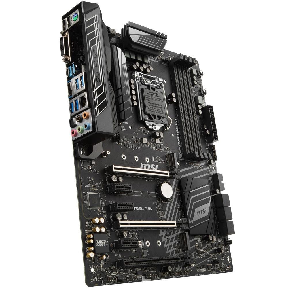 Imagem 9 de 13 do produto Placa-Mãe MSI Z370 SLI Plus, Intel LGA 1151, ATX, DDR4