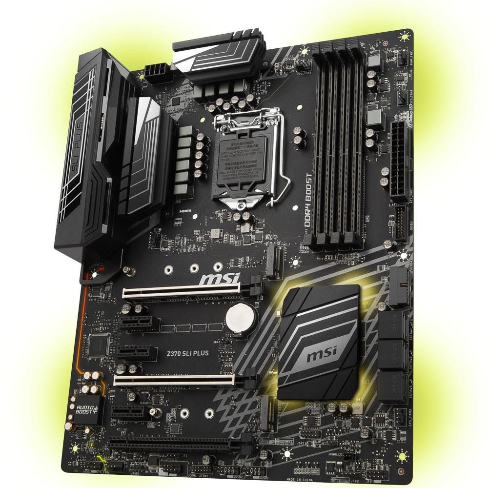 Imagem 10 de 13 do produto Placa-Mãe MSI Z370 SLI Plus, Intel LGA 1151, ATX, DDR4