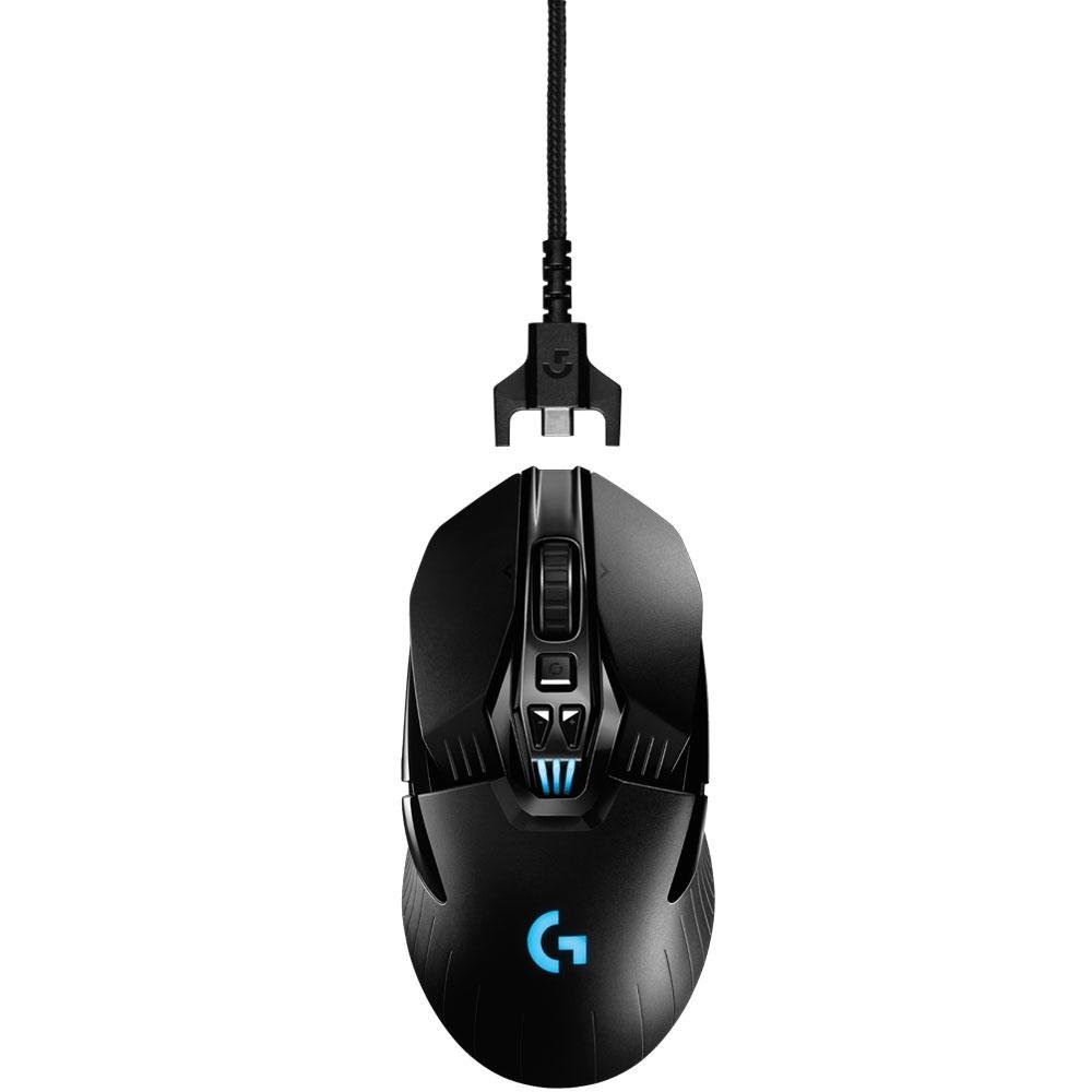 Imagem 5 de 13 do produto Mouse Sem Fio Gamer Logitech G903 Recarregável, RGB Lightsync, Design Ambidestro, 11 Botões, 12000DPI - 910-005086