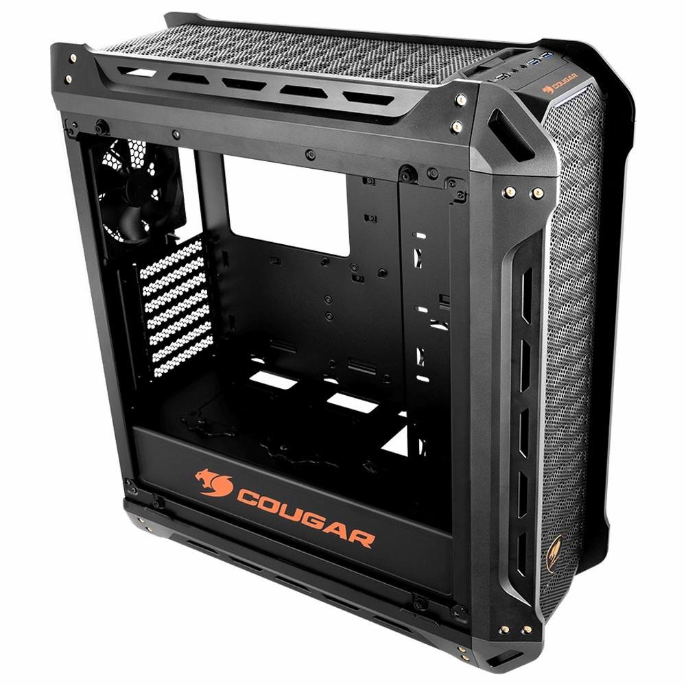 Imagem 4 de 16 do produto Gabinete Gamer Cougar Panzer-S, Mid Tower, 3 FANs, Lateral em Vidro - 385GML0.3804