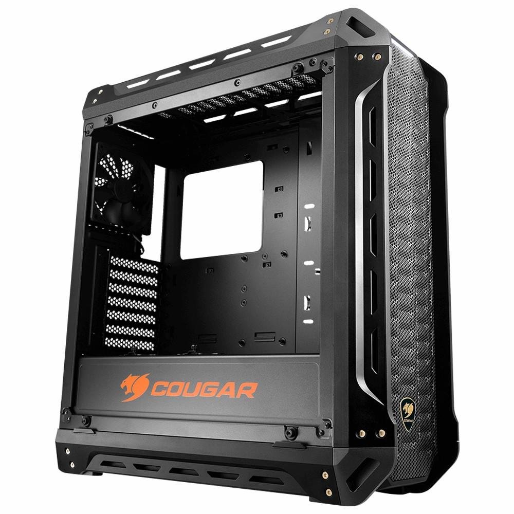 Imagem 6 de 16 do produto Gabinete Gamer Cougar Panzer-S, Mid Tower, 3 FANs, Lateral em Vidro - 385GML0.3804
