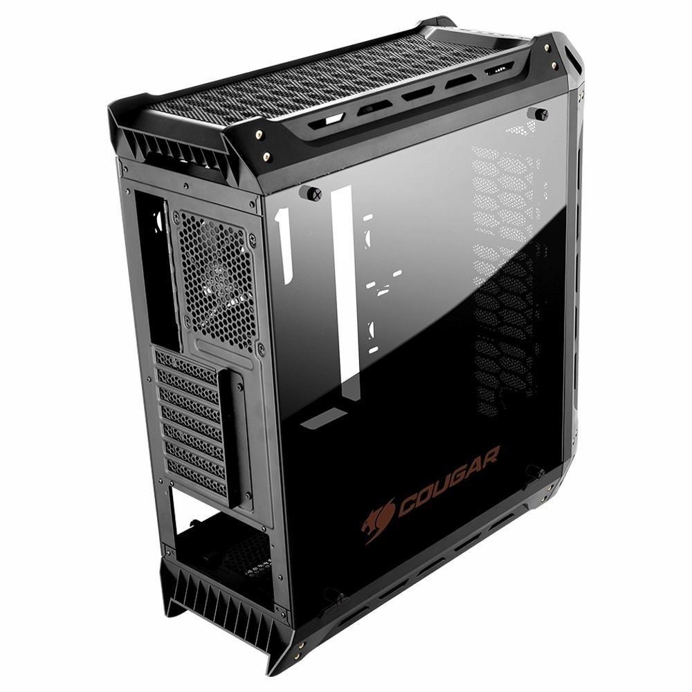 Imagem 7 de 16 do produto Gabinete Gamer Cougar Panzer-S, Mid Tower, 3 FANs, Lateral em Vidro - 385GML0.3804