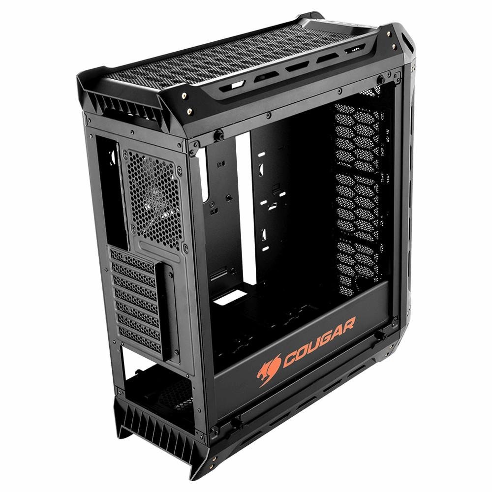 Imagem 8 de 16 do produto Gabinete Gamer Cougar Panzer-S, Mid Tower, 3 FANs, Lateral em Vidro - 385GML0.3804