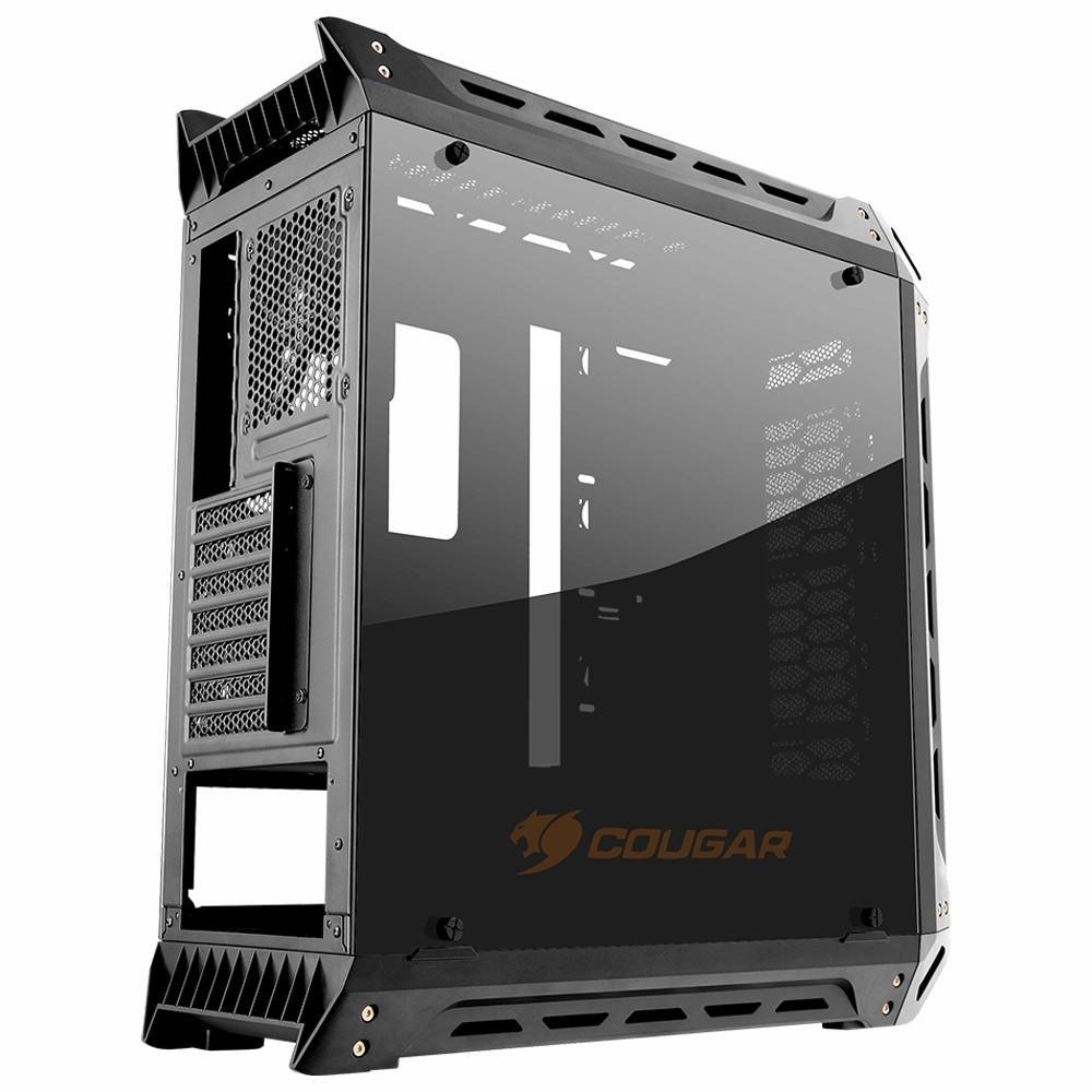 Imagem 9 de 16 do produto Gabinete Gamer Cougar Panzer-S, Mid Tower, 3 FANs, Lateral em Vidro - 385GML0.3804