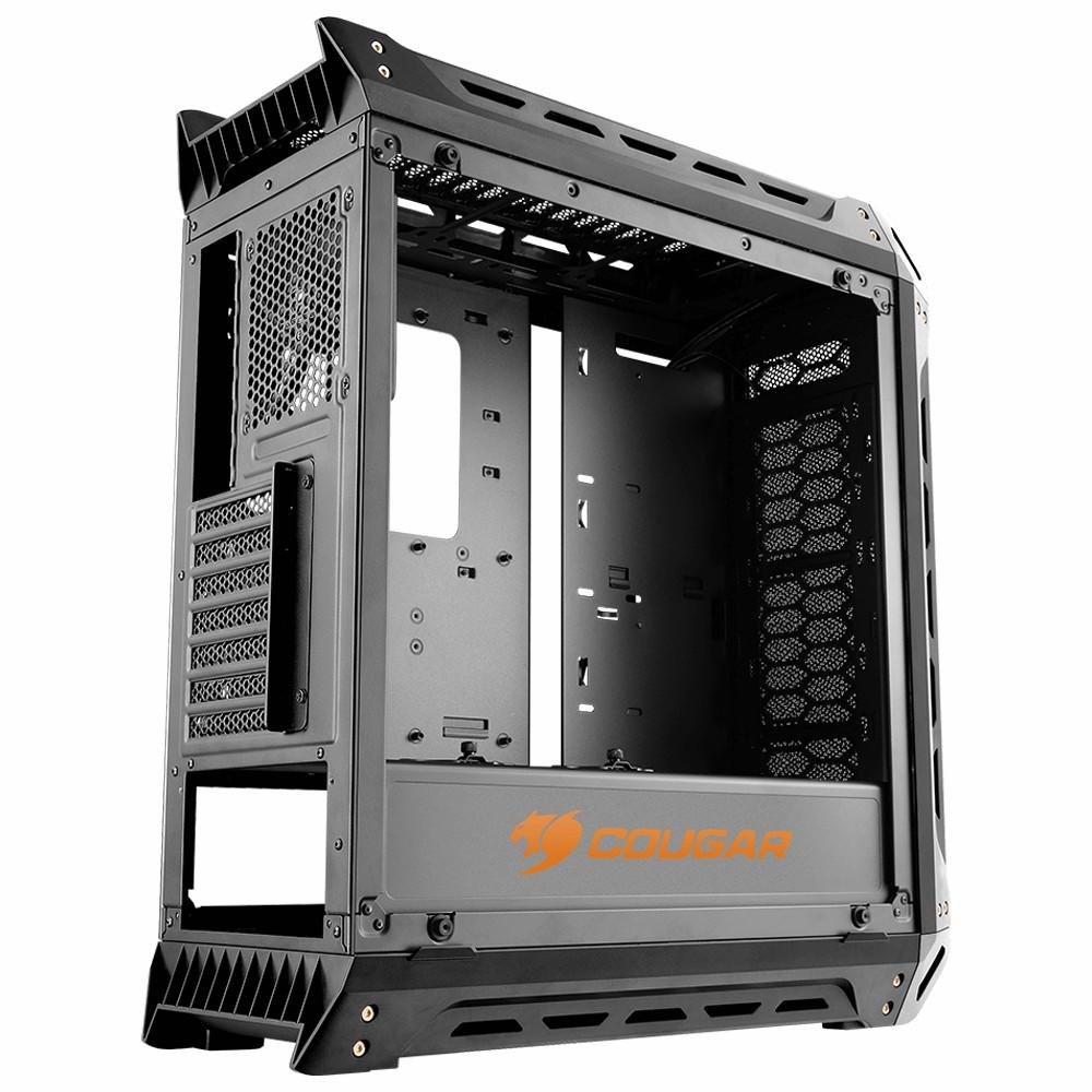 Imagem 10 de 16 do produto Gabinete Gamer Cougar Panzer-S, Mid Tower, 3 FANs, Lateral em Vidro - 385GML0.3804