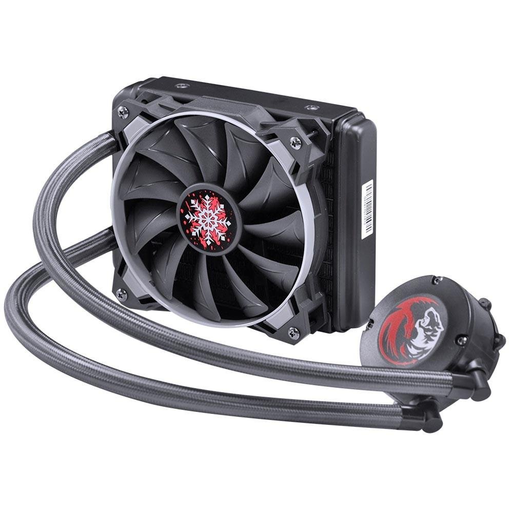 WaterCooler PCYes Sangue Frio 120mm, Preto - PWC120H40PTSL WaterCooler PCYes Sangue Frio 120mm, Preto - PWC120H40PTSL