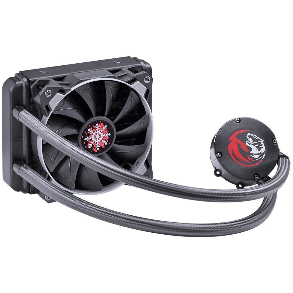 WaterCooler PCYes Sangue Frio 120mm, Preto - PWC120H40PTSL WaterCooler PCYes Sangue Frio 120mm, Preto - PWC120H40PTSL