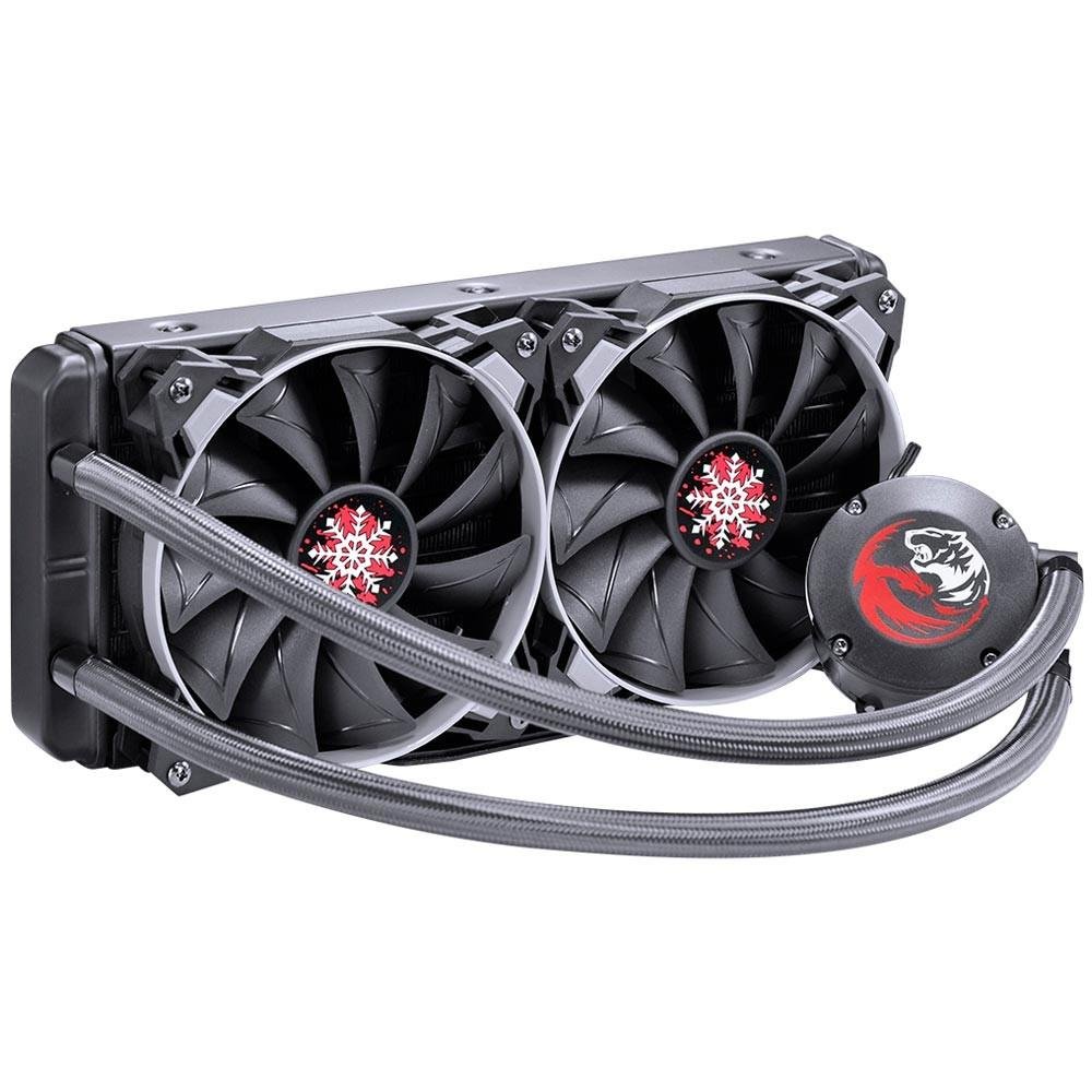Water Cooler PCYes Sangue Frio, 240mm, AMD/Intel, Preto - PWC240H40PTSL