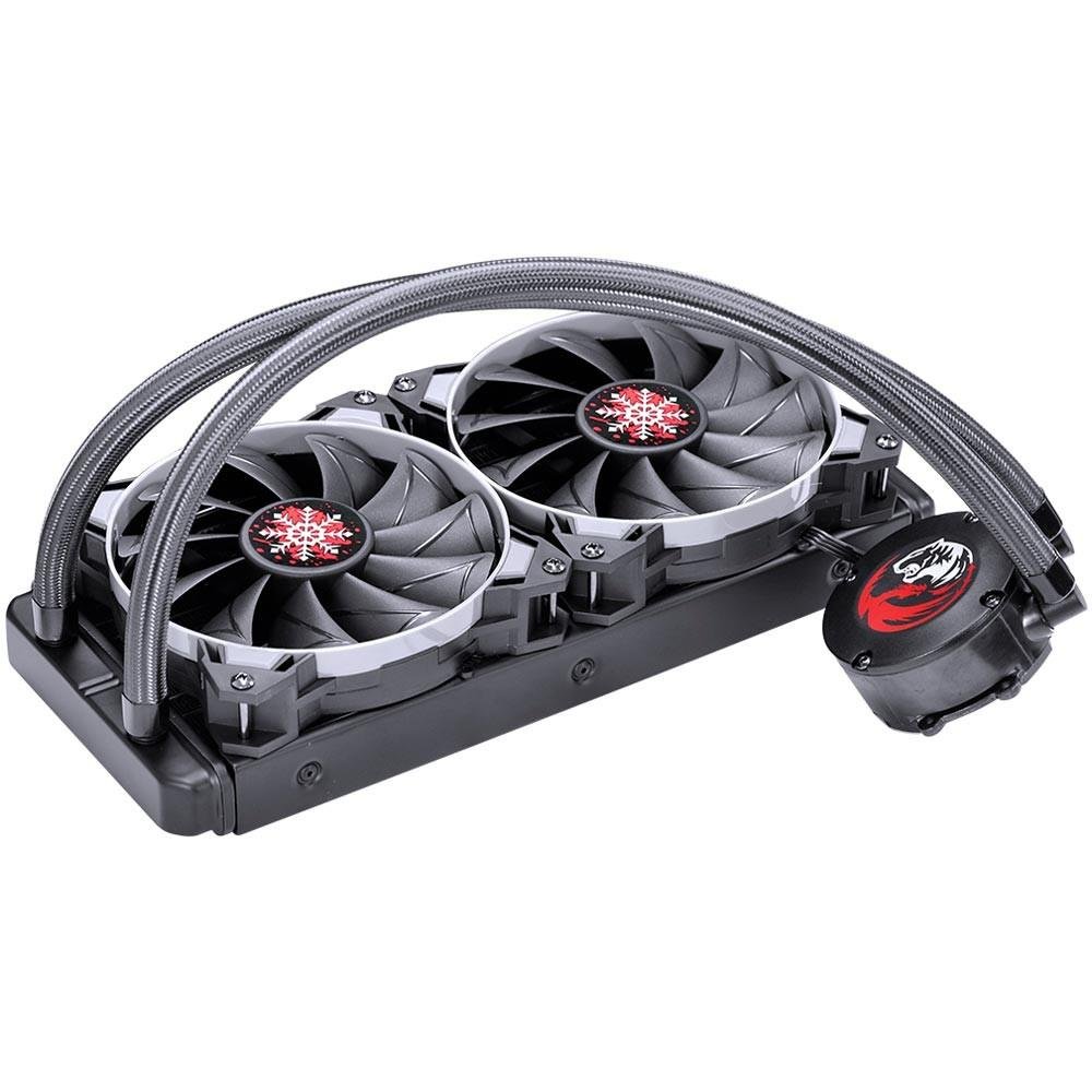 Water Cooler PCYes Sangue Frio, 240mm, AMD/Intel, Preto - PWC240H40PTSL