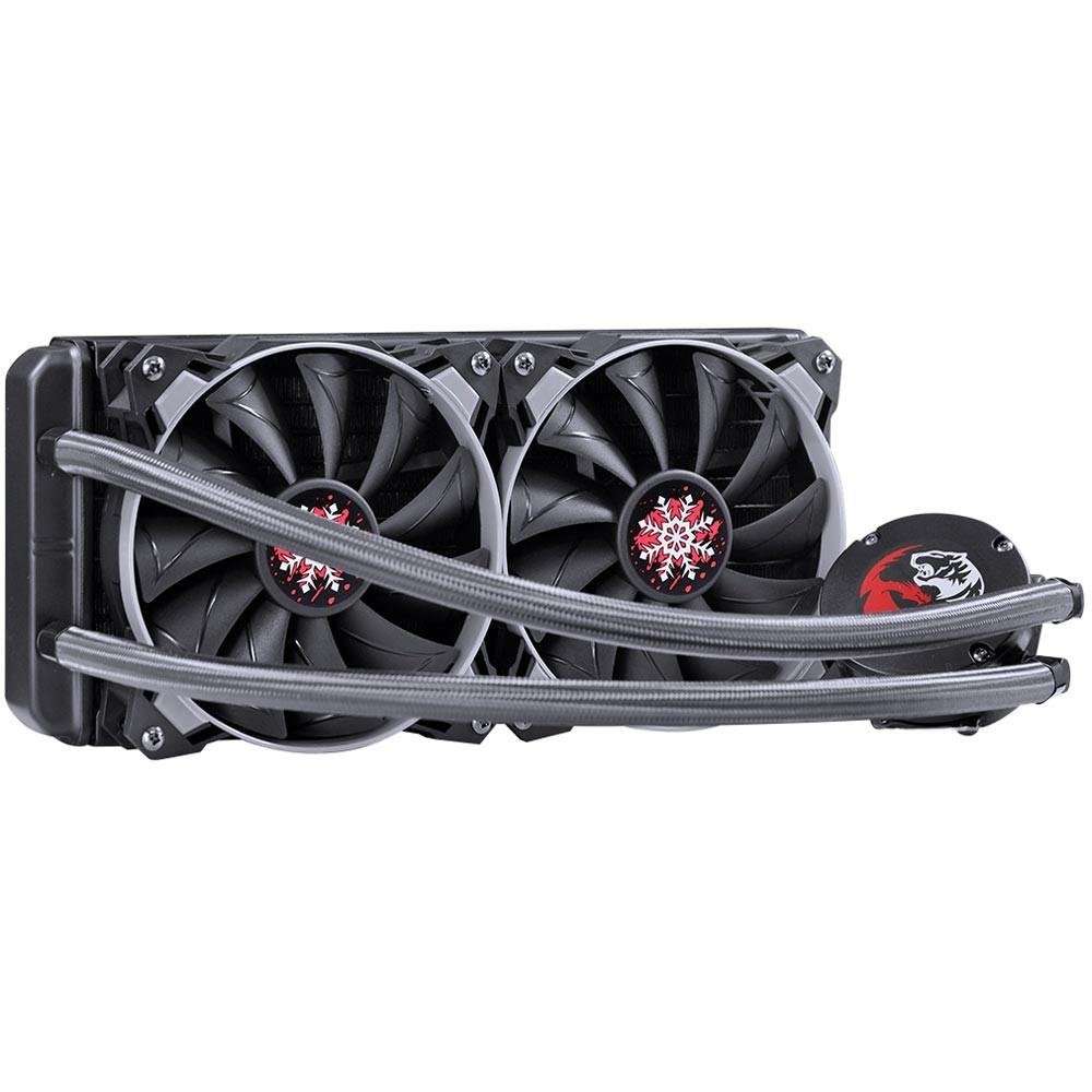 Water Cooler PCYes Sangue Frio, 240mm, AMD/Intel, Preto - PWC240H40PTSL
