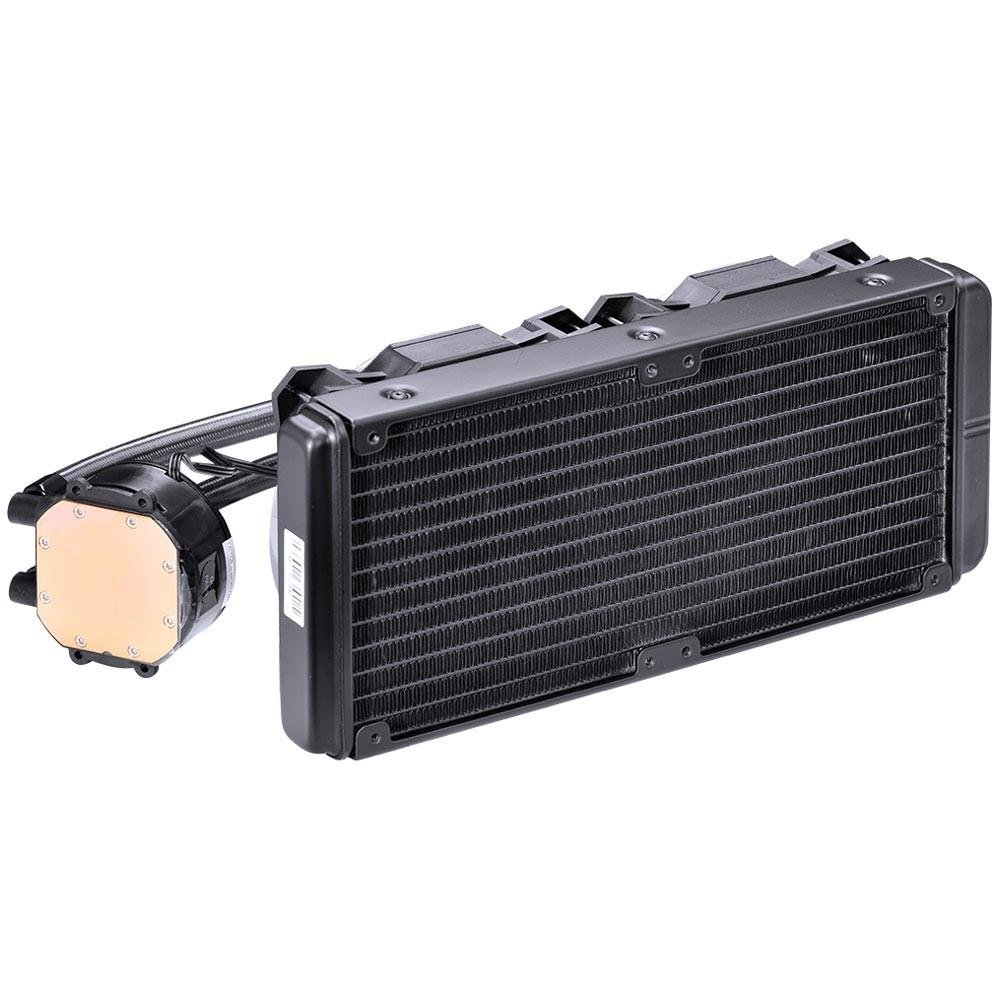 Water Cooler PCYes Sangue Frio, 240mm, AMD/Intel, Preto - PWC240H40PTSL