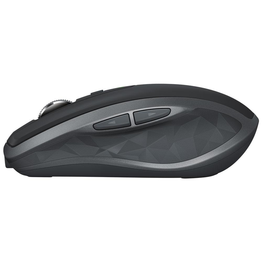 Mouse Logitech MX Anywhere 2S Sem Fio Recarregável Tecnologia Flow Unifying Cinza 4000DPI - 910-005132
