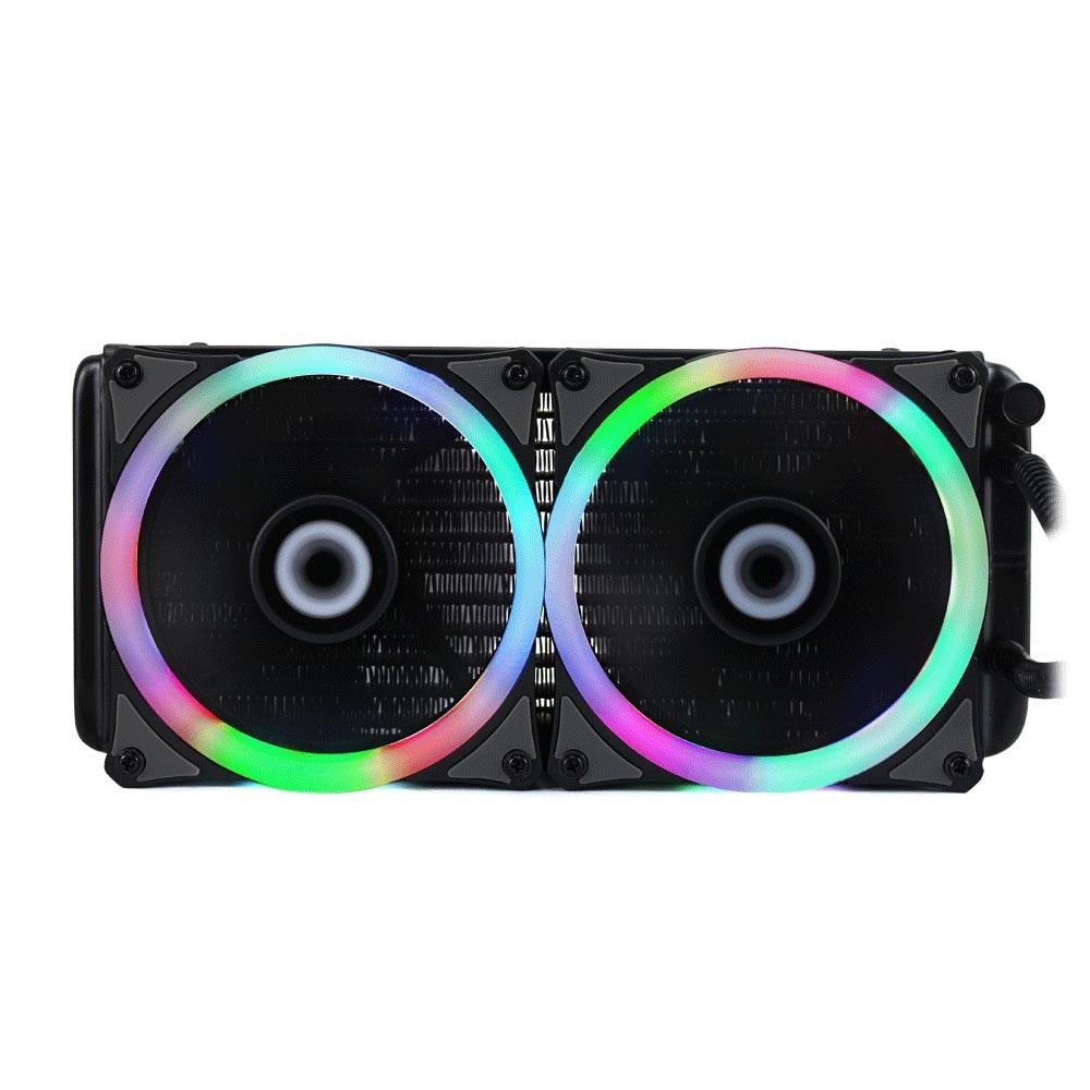 WaterCooler Gamemax Iceberg 240 RGB Ring, All in One Liquid Cooler 240MM, Preto WaterCooler Gamemax Iceberg 240 RGB Ring, All in One Liquid Cooler 240MM, Preto