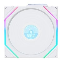 Ventoinha Lian Li UNI FAN TL LCD, 120mm, ARGB, Reverse Blade, Branca - 12RTLLCD1W1W 2
