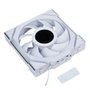 Ventoinha Lian Li UNI FAN SL LCD, 120mm, ARGB, Reverse Blade, Branco - 12RSLLCD1W1W