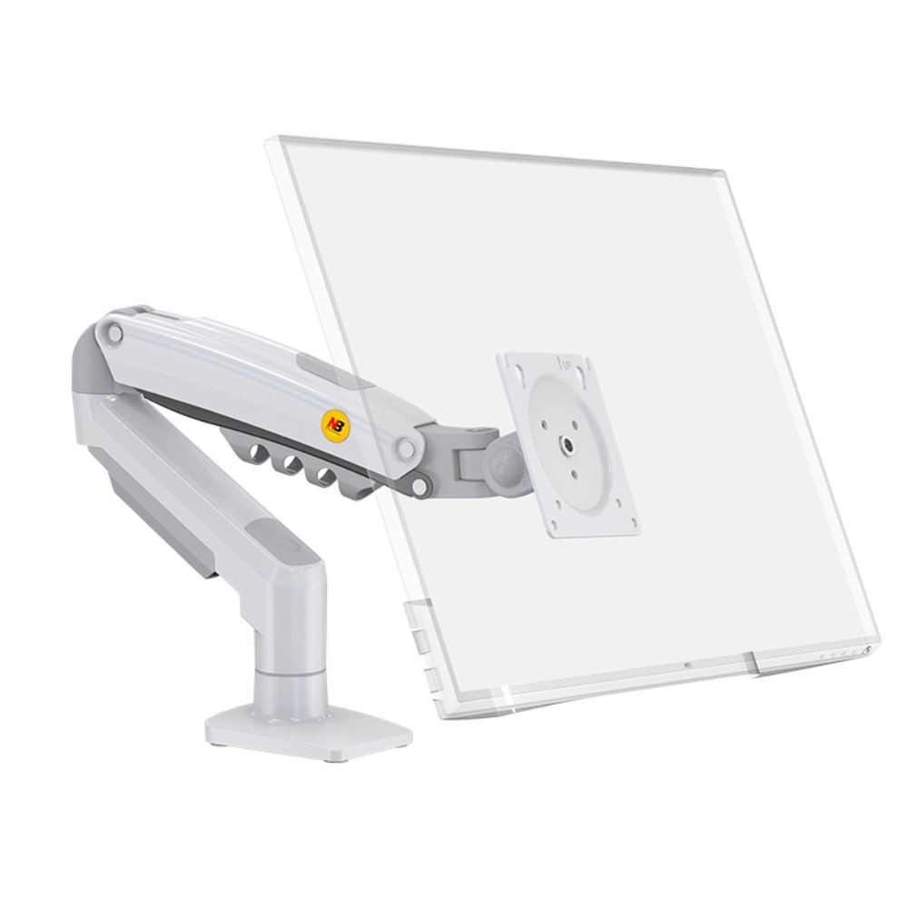 Suporte de Mesa Articulado para Monitor de 17 a 32 North Bayou, Ajustes com Pistão a Gás, Branco - F80-XE NB