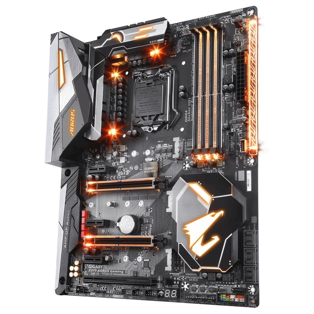 Imagem 3 de 6 do produto Placa-Mãe Gigabyte Z370 Aorus Gaming 5, Intel LGA 1151, ATX, DDR4